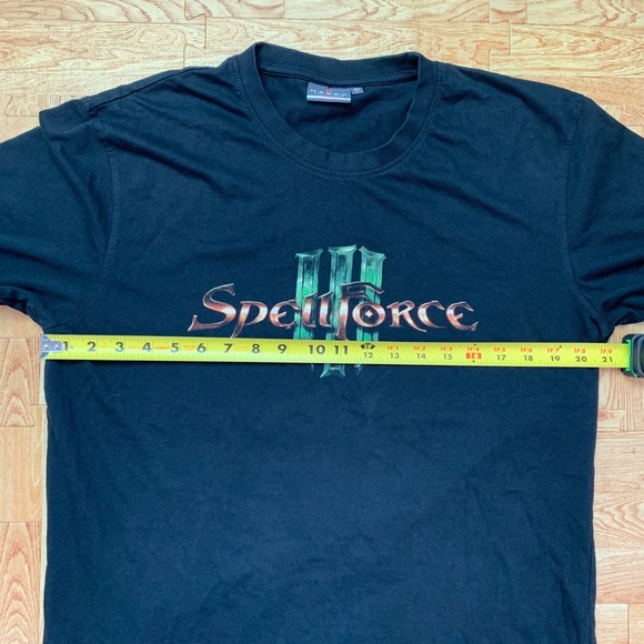 Spell Force III/3 Shirt Black Mens Size Large Promo Game Logo Graphic Tee - Picture 7 of 10